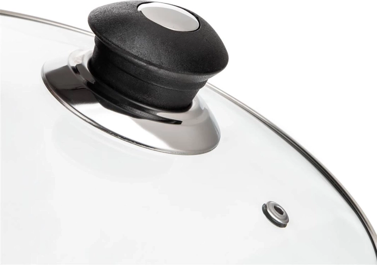 Glass lid for perfect visibility