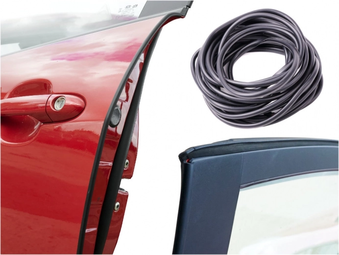 Car door edge guard strip 15 m – Black