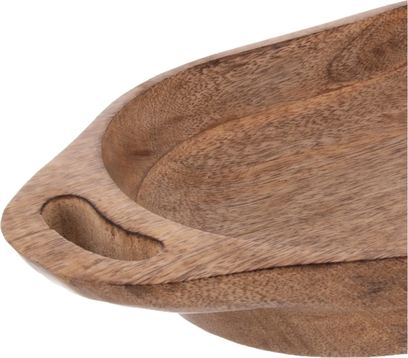 Natuurlijk mangohout met prachtige nerf