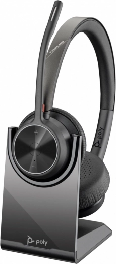 Casque sans fil Poly Voyager 4300 UC avec station de charge