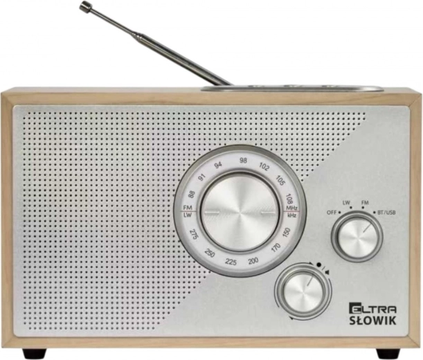 OR Słowik Radio with USB and Bluetooth, Light Brown
