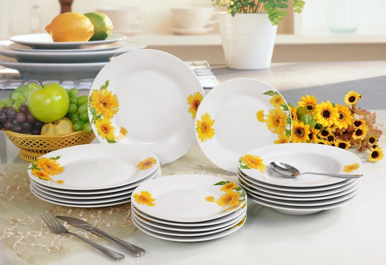 Duurzaam porselein met glanzende glazuur