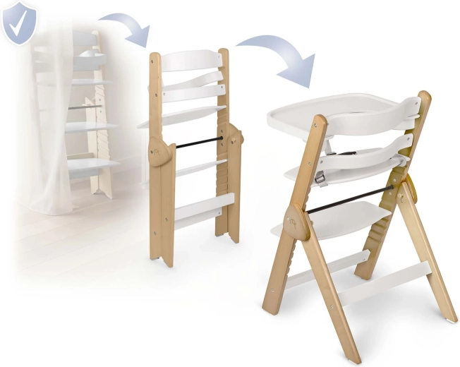 Structure pliable pour gagner de la place