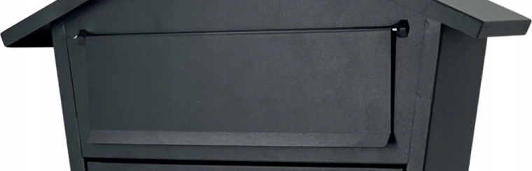 Klappbare Blende schützt den Einwurf