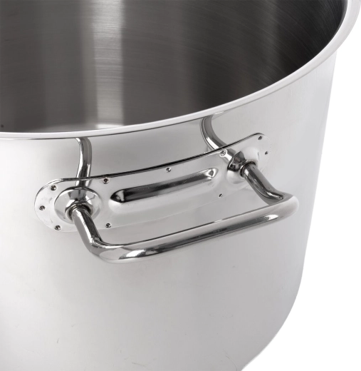 Robuster Edelstahl für hygienisches Kochen
