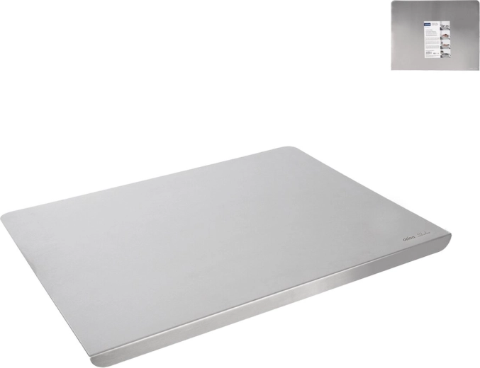 Plan de travail en acier inoxydable pour pâte Silverline 50 × 40 cm