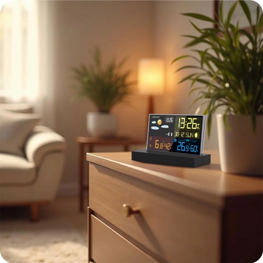 DCF-klok, wekker en comfortabel binnenklimaat