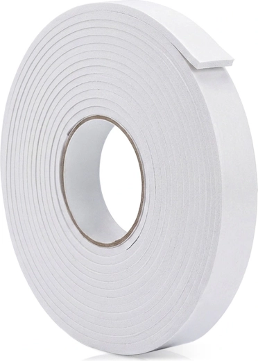 FX Tools witte zelfklevende schuimafdichtingsstrip voor deuren en ramen 2 cm, 6 m