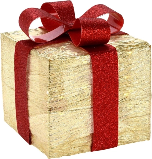 Funkelndes Gold und Rot