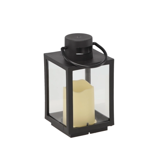 Elegantes Metall und klares Glas