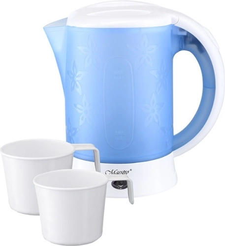 Bouilloire de voyage avec 2 tasses 0,6 l 600 W