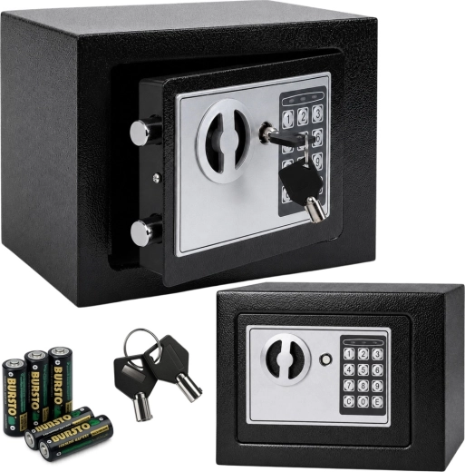 Electronic home safe for documents and cash 6 l
