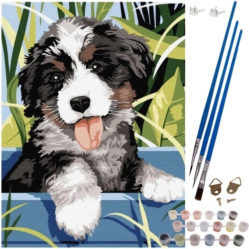 Paint by Numbers 40x30cm - Dog Maaleo 22780