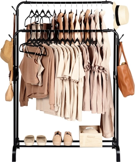Bottom shelf for shoes and boxes