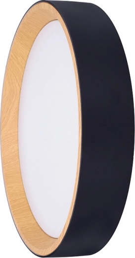 Modern design in zwart en houtdecor