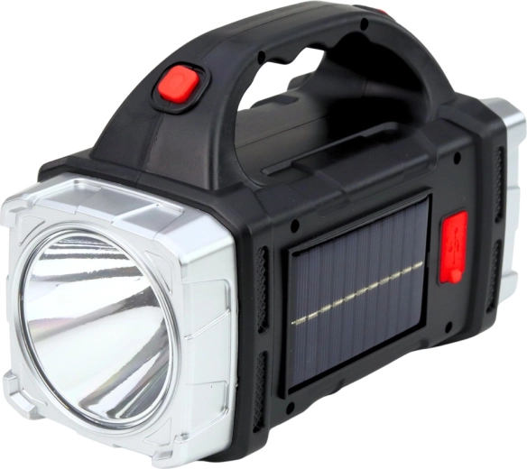 Dual charging source: solar panel + Micro USB