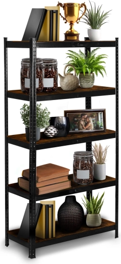 Durable steel construction in black