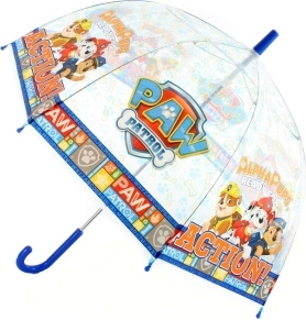 Parapluie transparent avec motif Pat’ Patrouille
