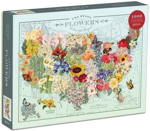 USA Flowers Puzzle 1000 pieces