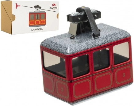 Metal cable car model for children