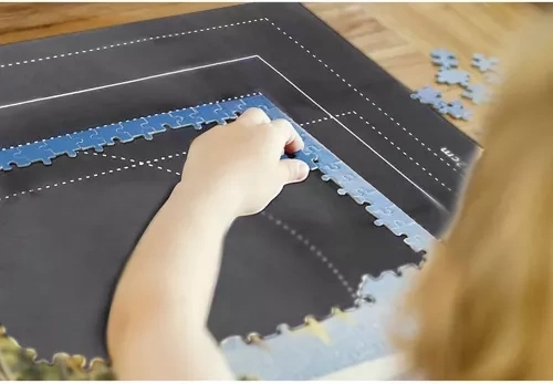 Unterlage mit aufgedrucktem Muster für 6 Puzzle-Größen