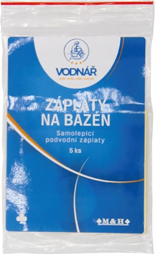Zelfklevende onderwaterpleisters voor zwembaden 6,5 × 6,5 cm (5 stuks) VODNÁŘ