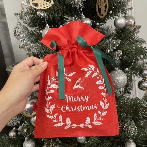 Kerstprint “Merry Christmas” en duurzaam materiaal