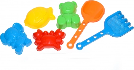 Zandspeelset Dieren 6 stuks