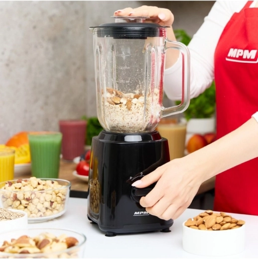 2 snelheden en PULSE voor nauwkeurig mixen