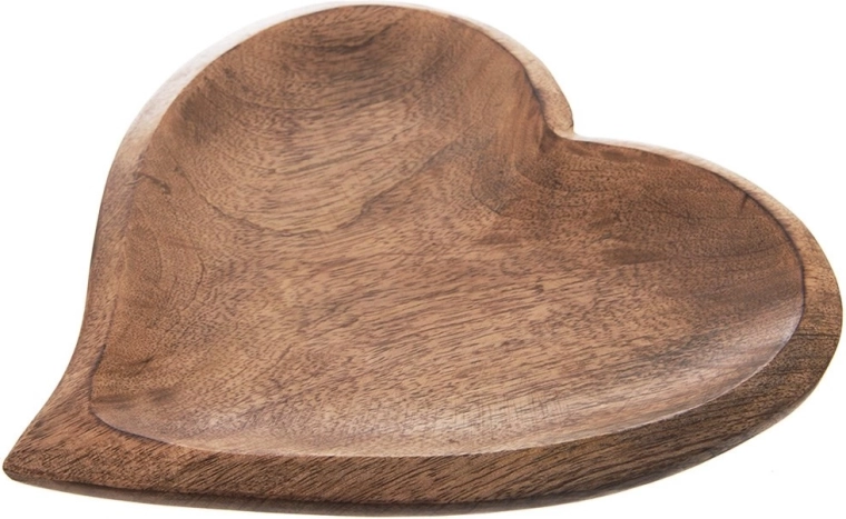 Met de hand gemaakt uit één stuk mangohout