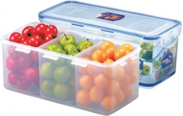 Boîte alimentaire avec 3 compartiments 3,4 l LOCK