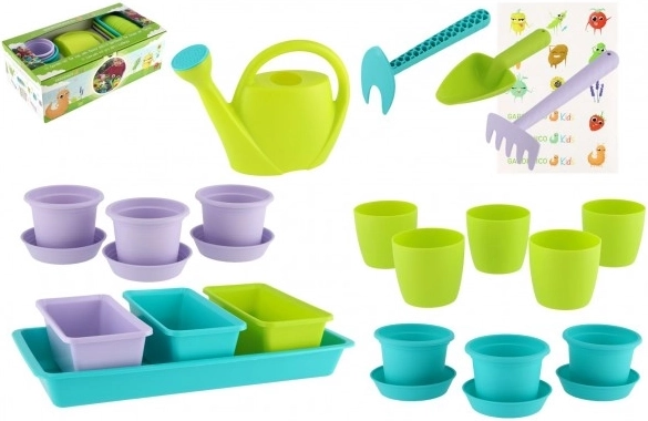 Tuinset Gardenico Kids met bloempotten