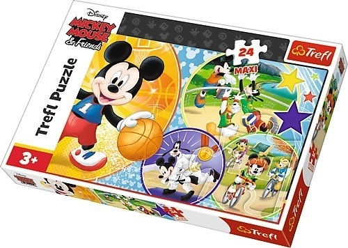 Maxi Puzzle 24 Pieces – MICKEY MOUSE: Time for Sports