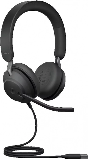Casque stéréo JABRA Evolve2 40 USB‑A pour Microsoft Teams