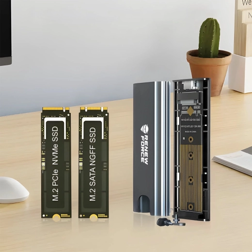 Prise en charge des formats M.2 SATA III et NVMe