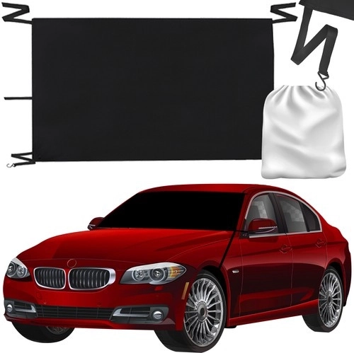 Universal anti-frost and sun windshield cover