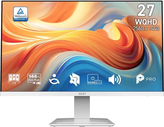 MSI PRO monitor 27" MP273QW – WQHD, 144 Hz, white