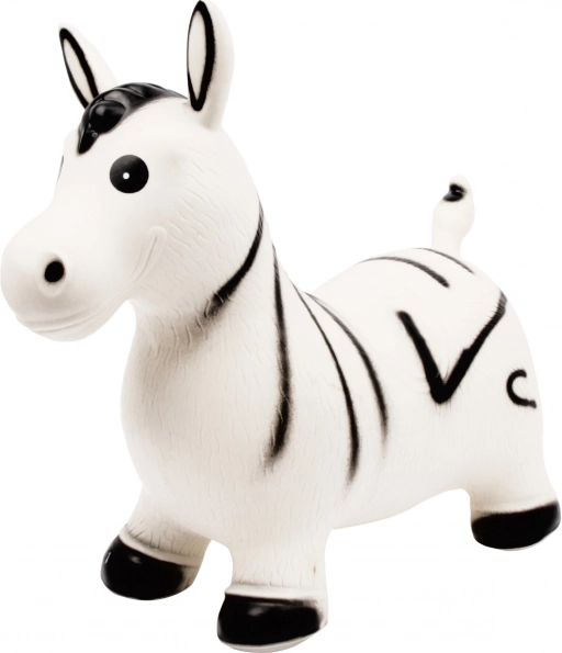 Ballon sauteur gonflable Zèbre pour enfants