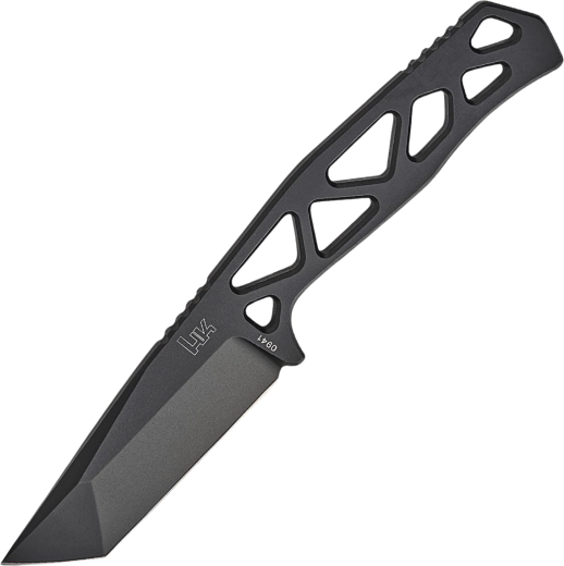 Heckler & Koch FX01 compact full-tang steel knife with Kydex sheath
