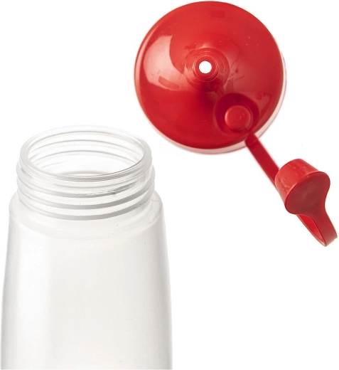 Lockable flip cap to prevent spills