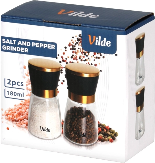 Set van 2 molens voor zout en peper