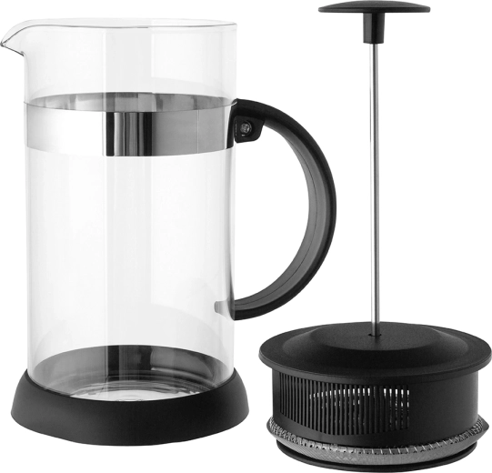 Fine plunger filter for a cleaner drink