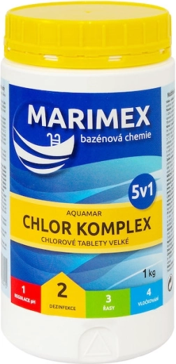 Marimex Komplex 5-in-1 Multifunktions-Tabletten für den Pool 1 kg