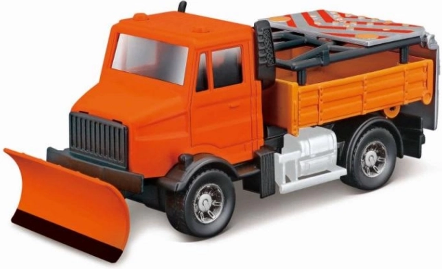 Service Vehicle Road Security with Snow Plow