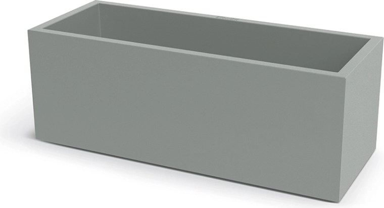 Jardinière Cubla case 98 cm, gris béton