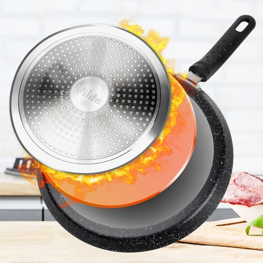 Chaleur uniforme sur tous les types de plaques