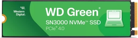SSD-Festplatte 2TB WD Green SN3000 NVMe PCIe 4.0