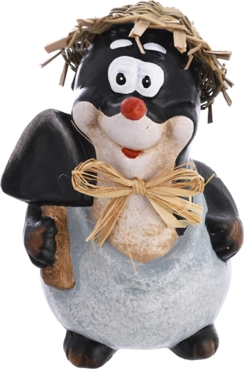 Mol – tuindecoratie van polyresin 19 cm