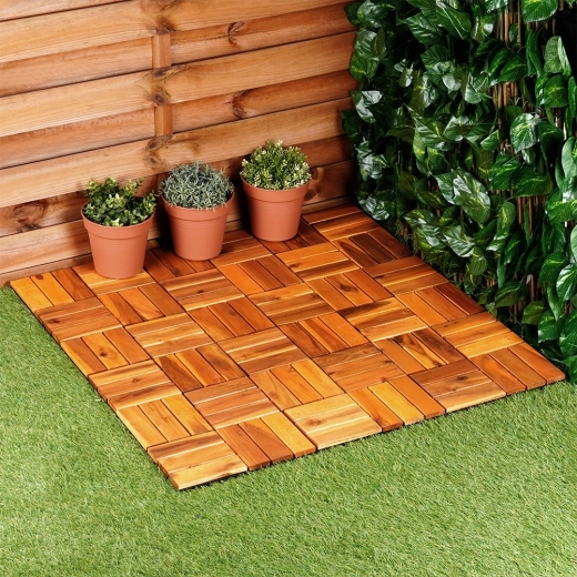 Modulare Fliesen für Terrassen und Balkone