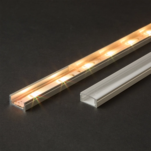 Transparente Abdeckung für Aluminium-LED-Profil